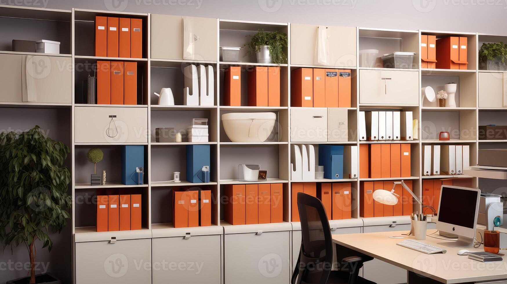 storage cubicle walls photo