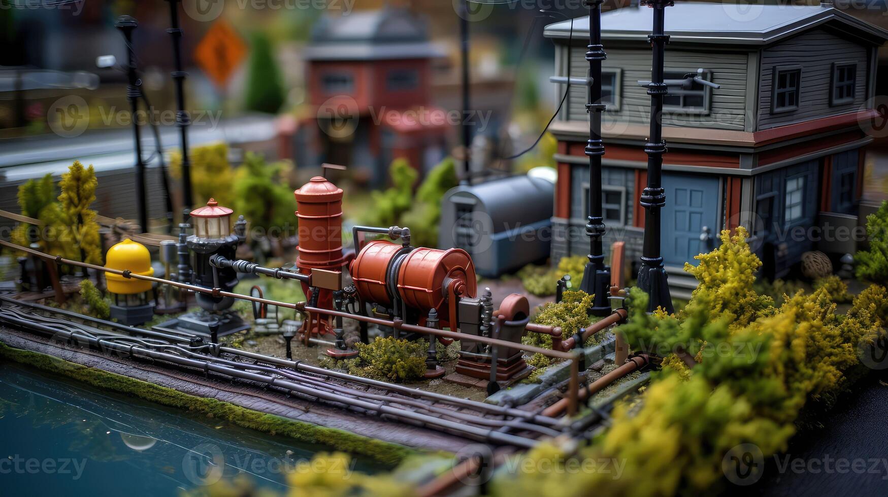 supply water pumping station photo