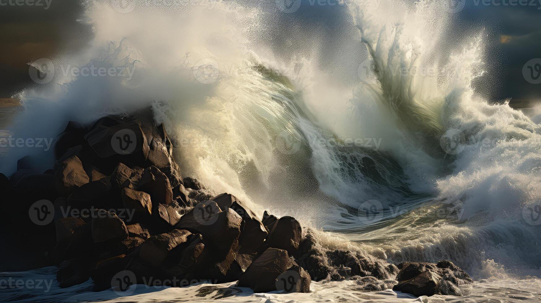surf wave of water photo