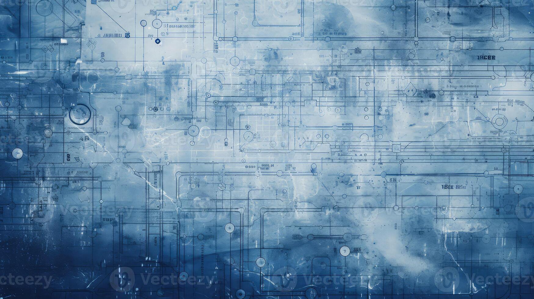 intricate blue print texture photo
