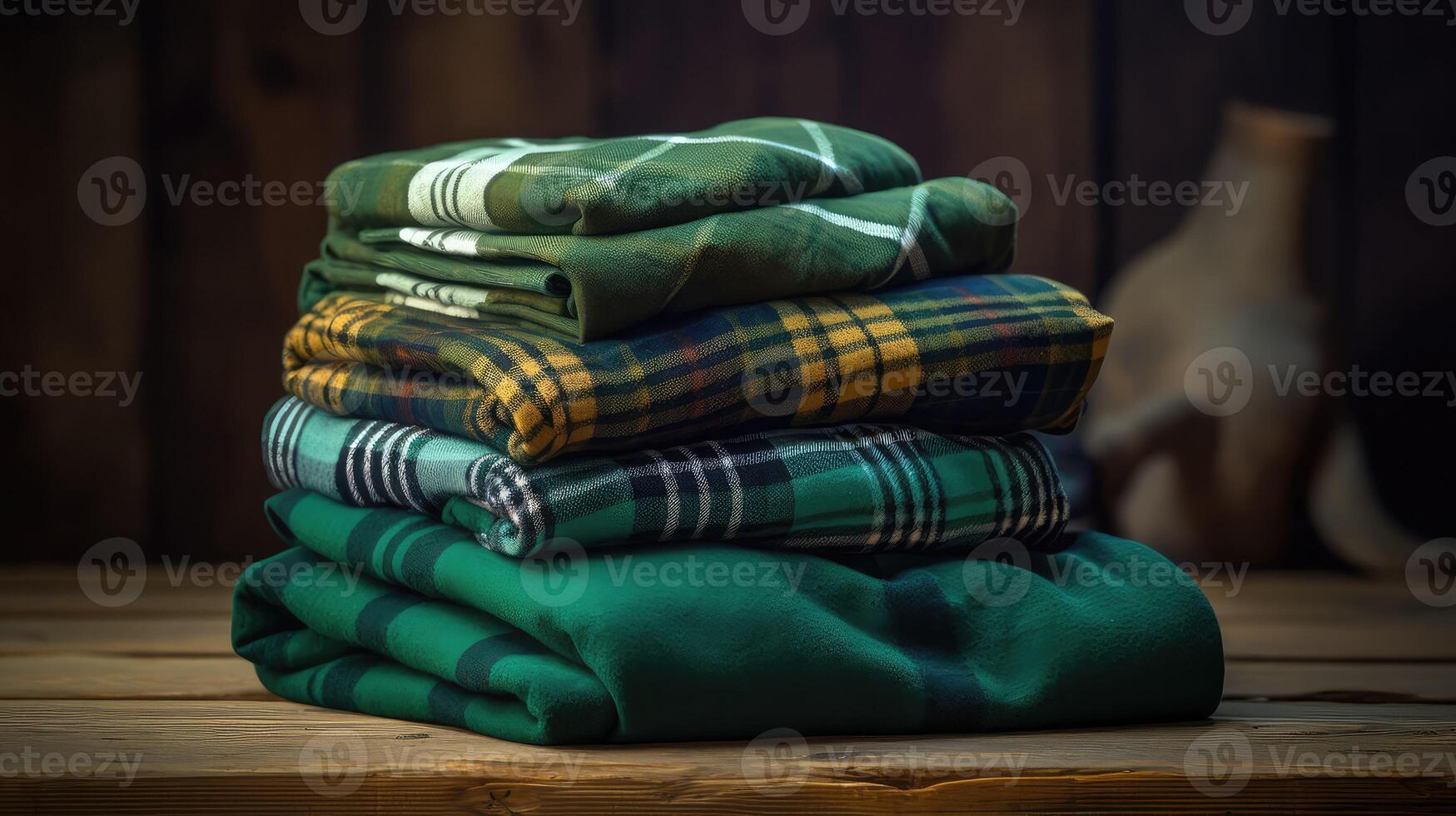 shirts green flannel photo