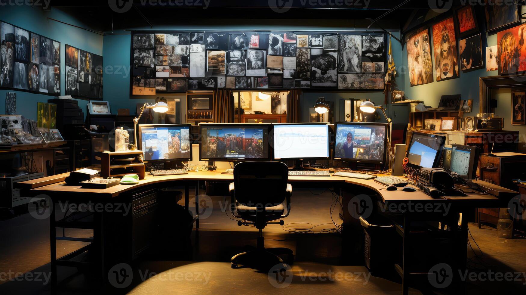 editing film desk photo