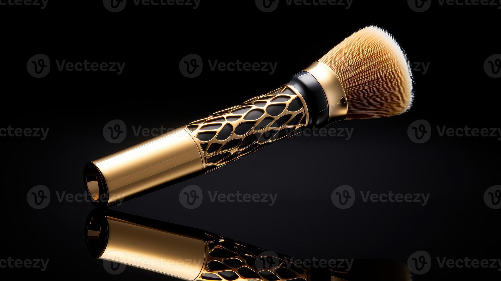 bristles gold brush photo