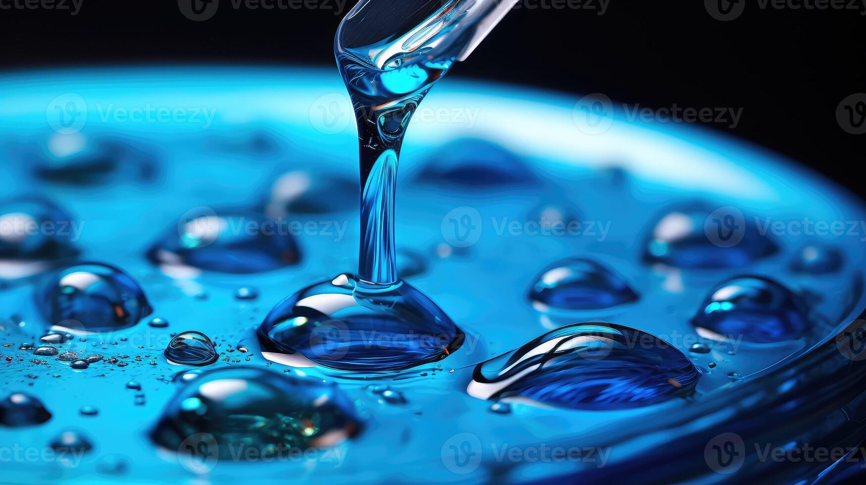 dye blue dropper photo