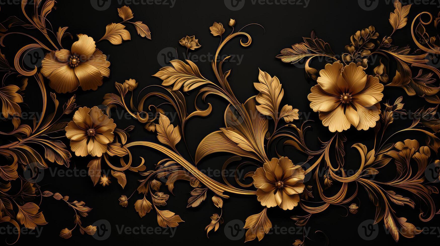 bronze black background design photo
