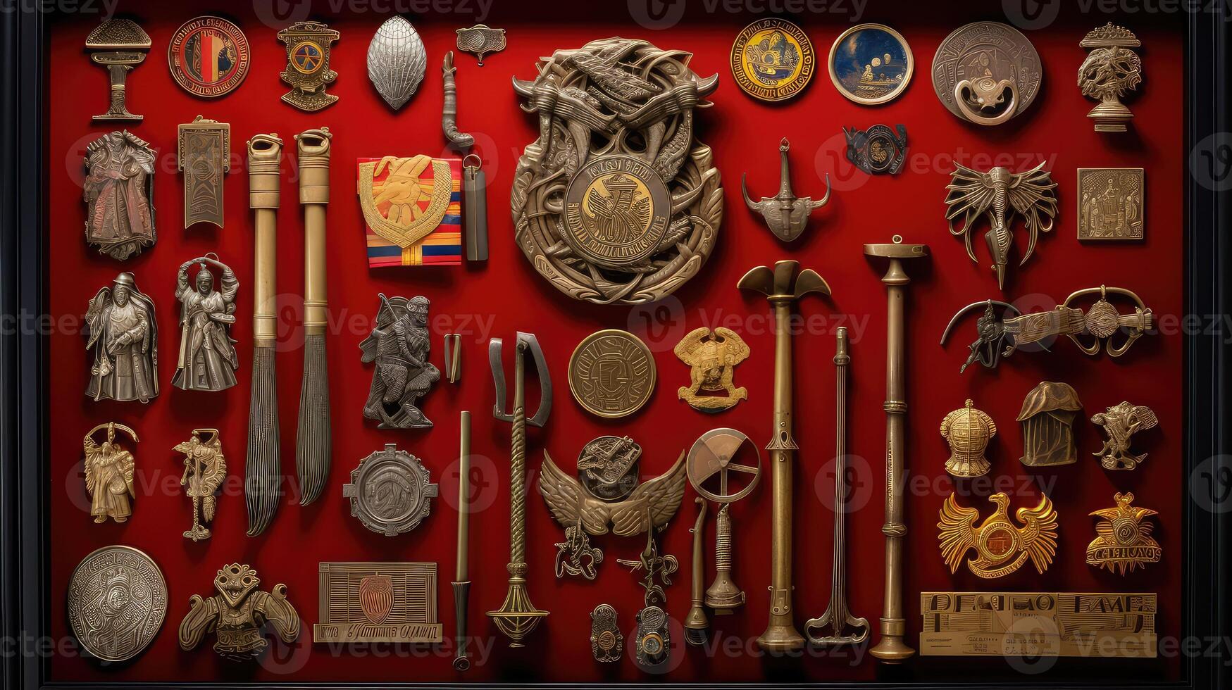 fighter fire department insignia photo
