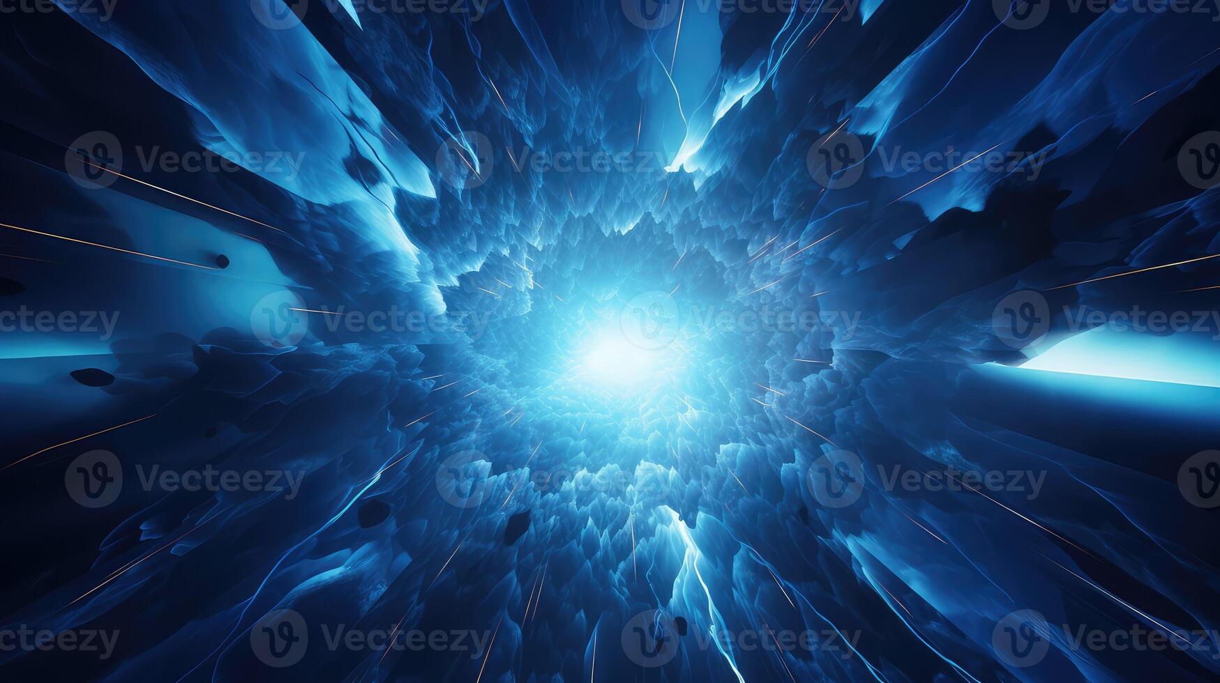 sharp blue explosion background photo