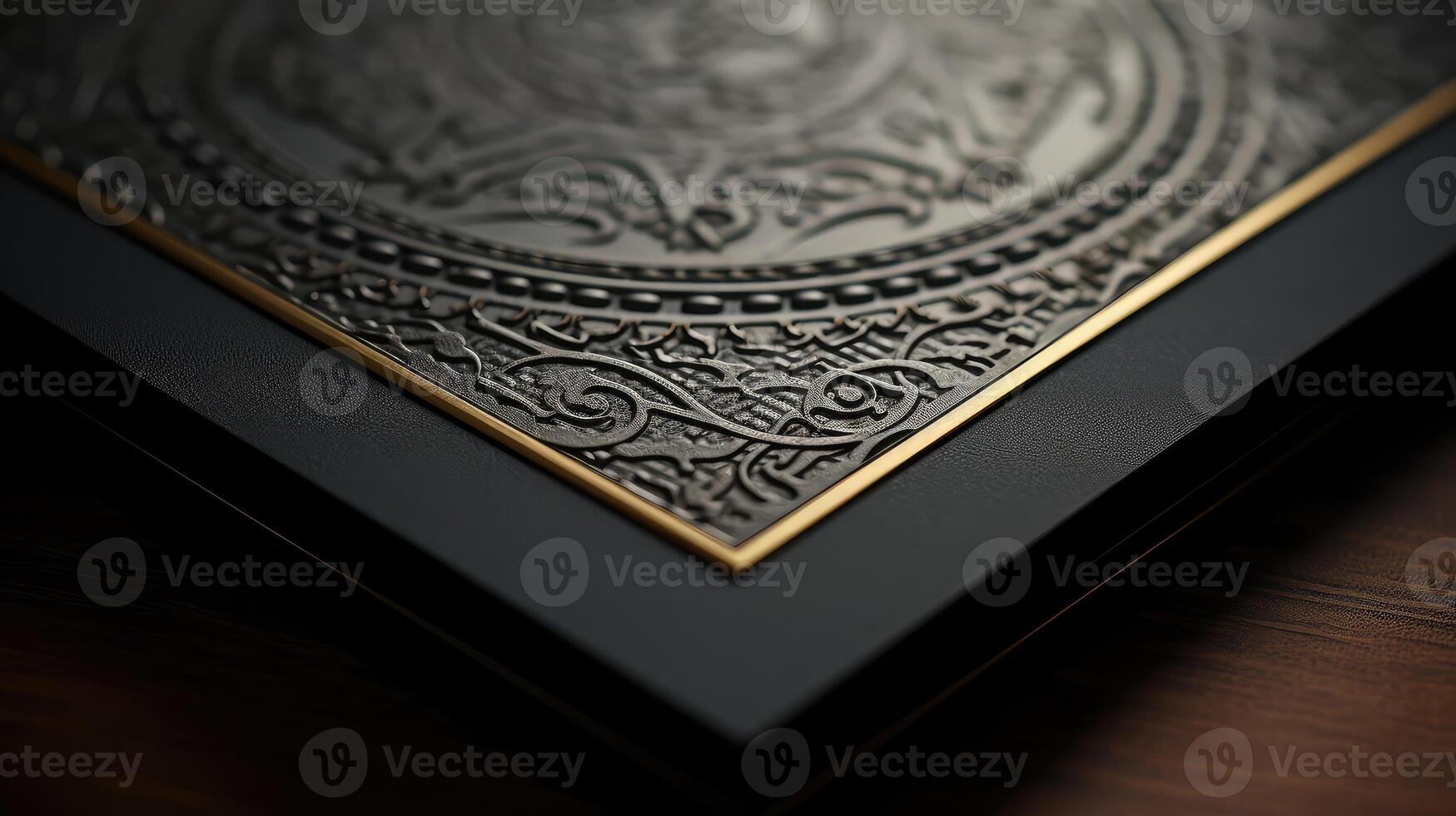 elegance business card black and gold photo