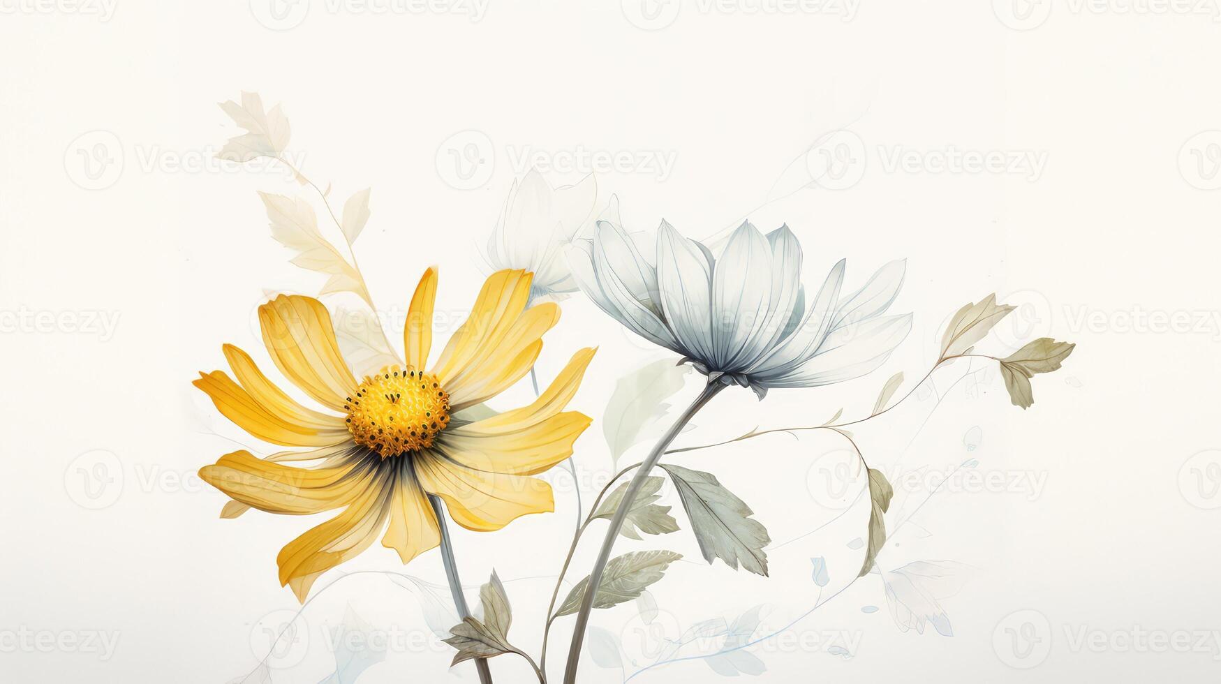 realistic illustration plants photo