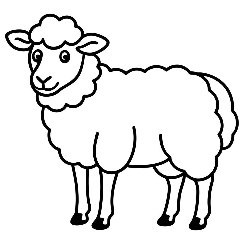 Sheep graphic design vector