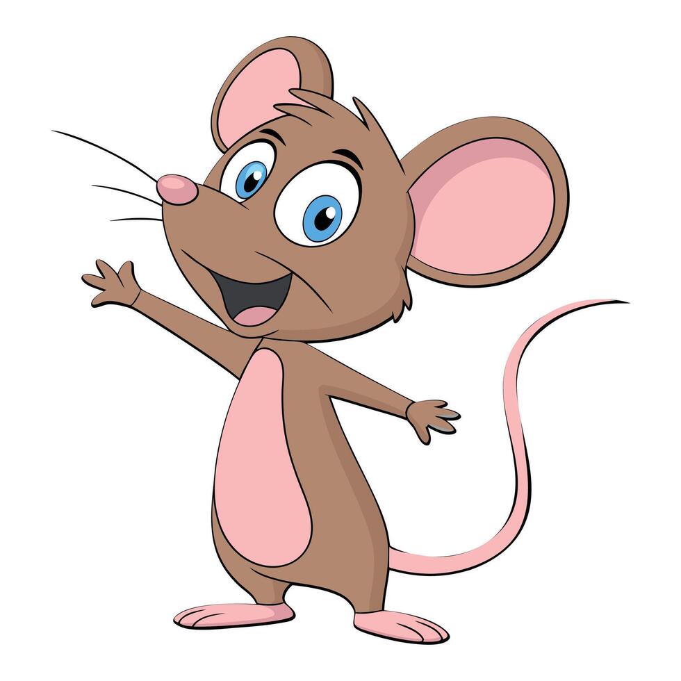 Funny Cartoon Cat vector