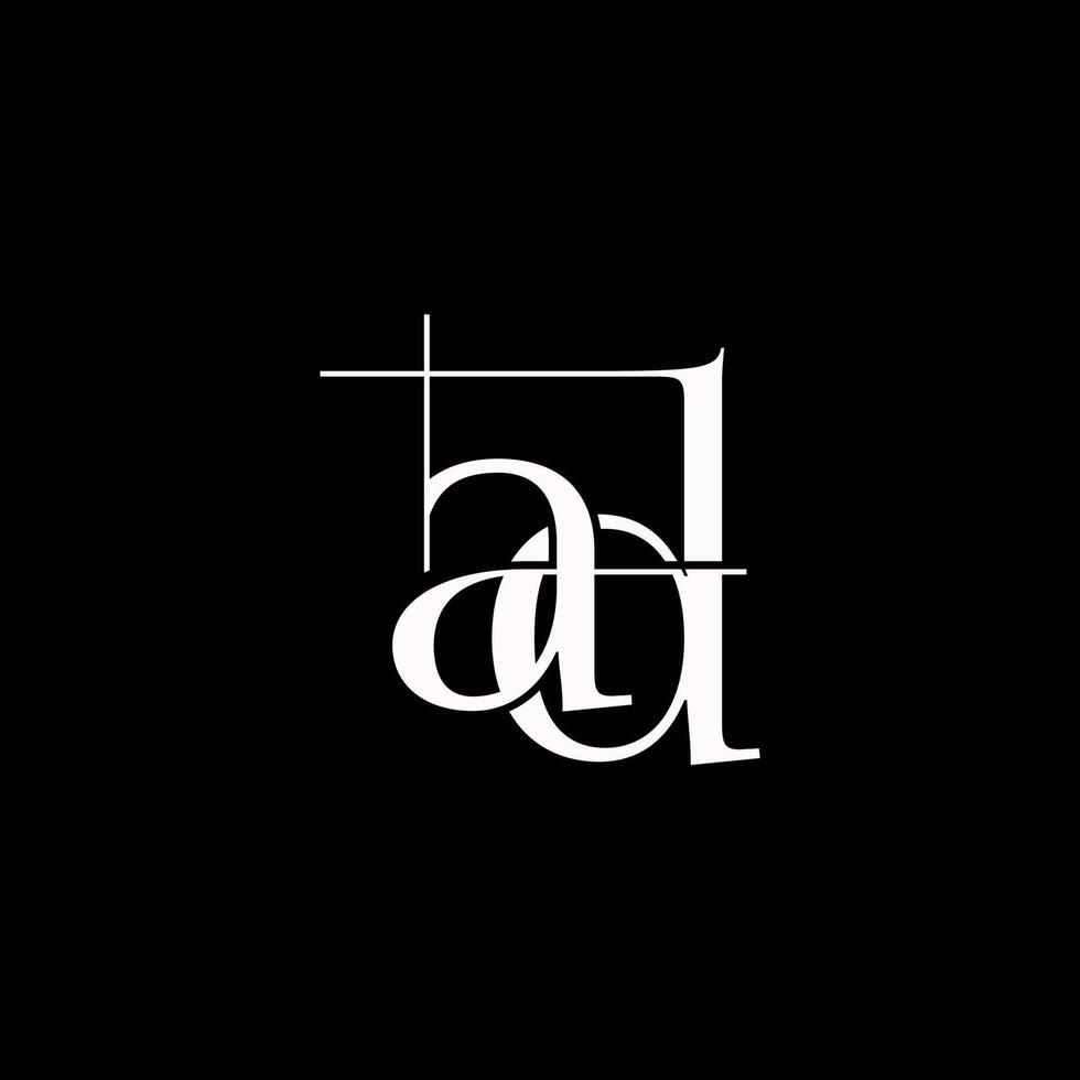 Initial letter logo ad vector
