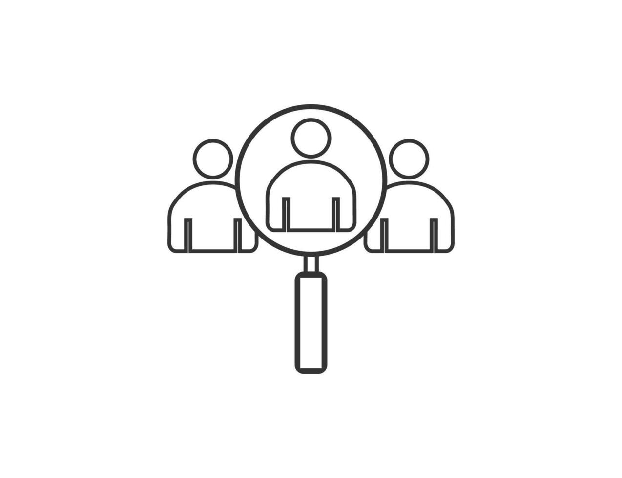 Know your customer line icon. vector