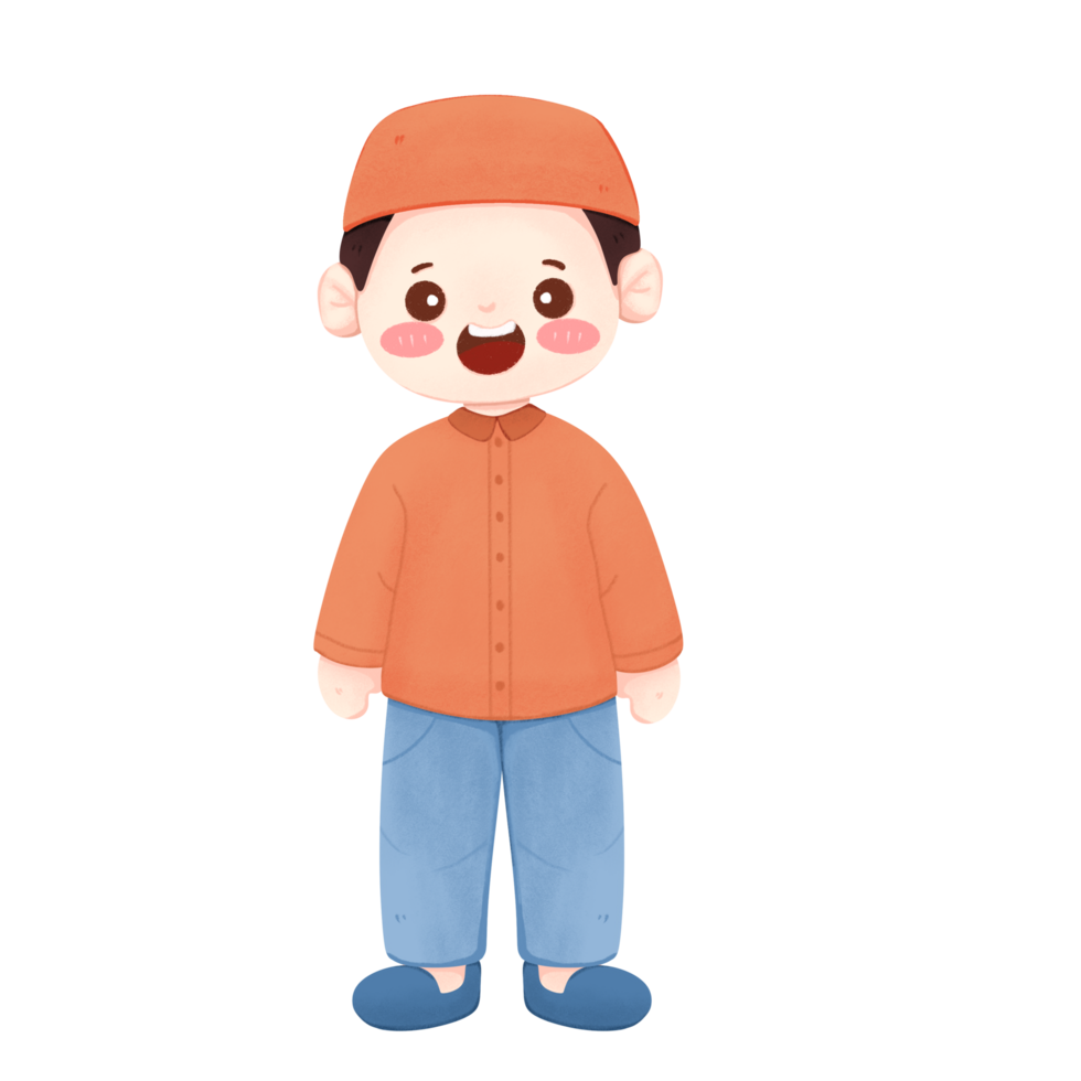 muslim cartoon boy png