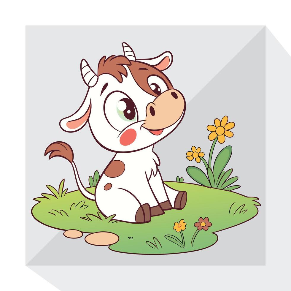 Dairy Milk Cow vector
