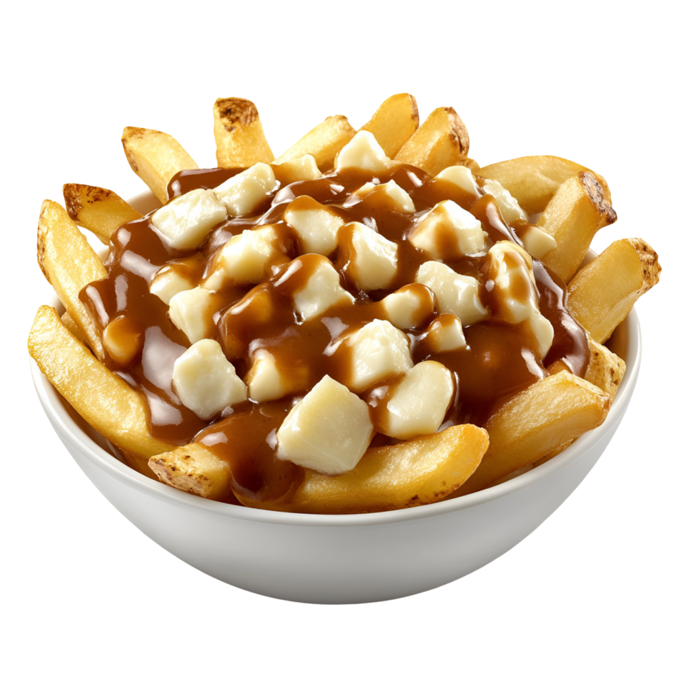 french fries poutine transparent background png
