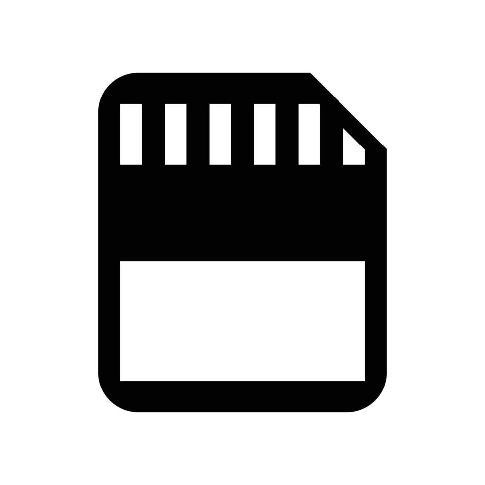 sd card icon template illustration design vector