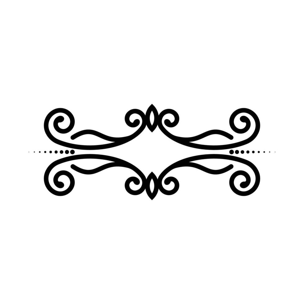 divider frame borders typographical vector