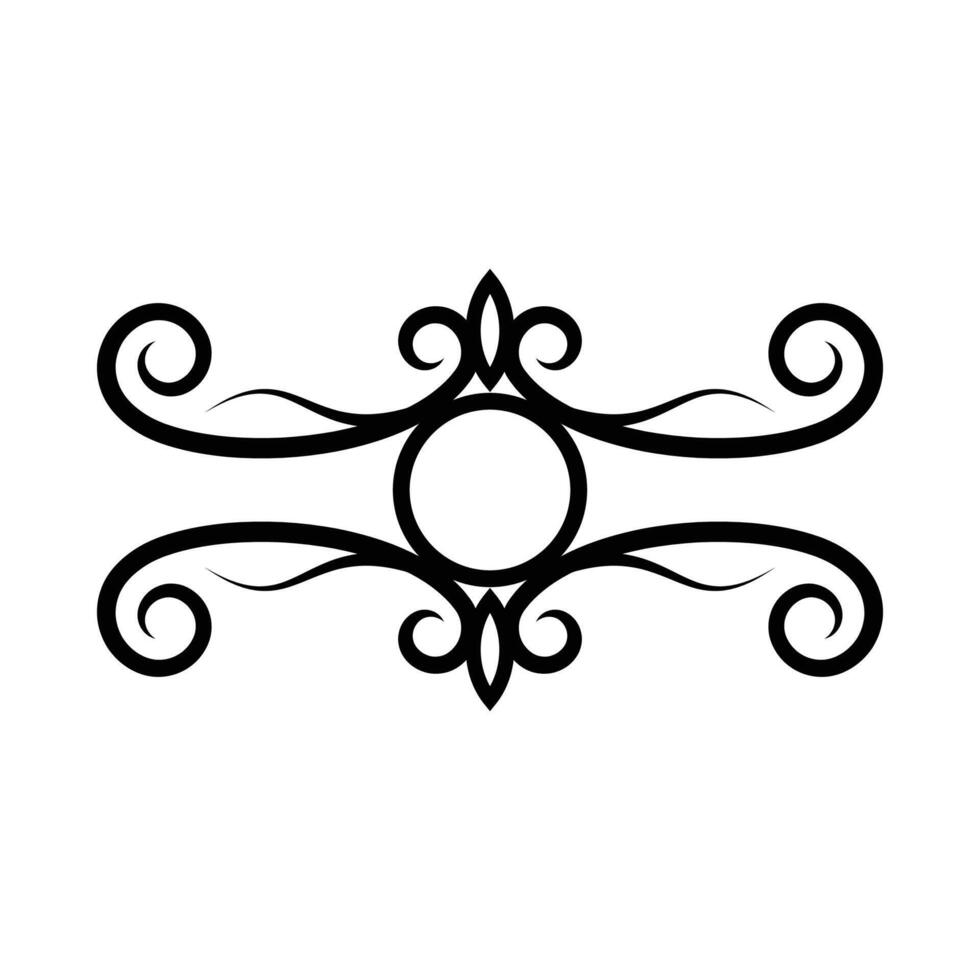 ext frame borders, ornate underline typographical element vector