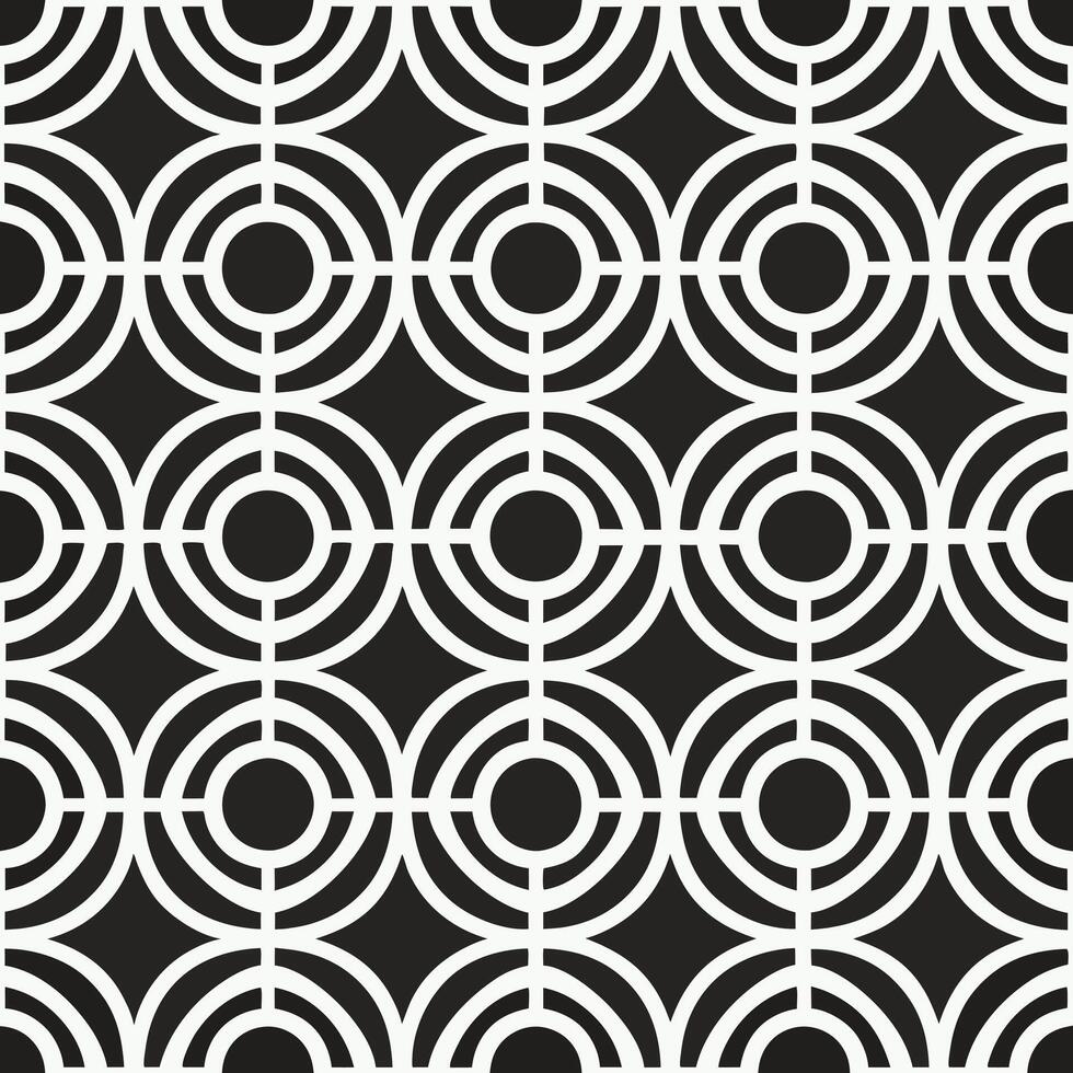 Abstract pattern black and white unique illustration expressive. vector