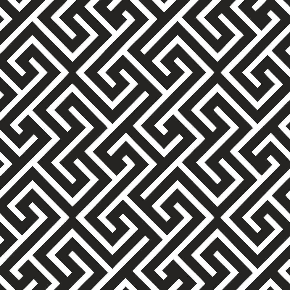 Pattern black and white unique abstract formation illustration bold digital. vector