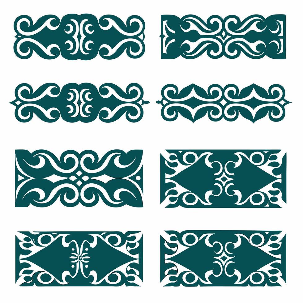 Frame floral silhouette elegant stylish ornamental frame artwork. vector