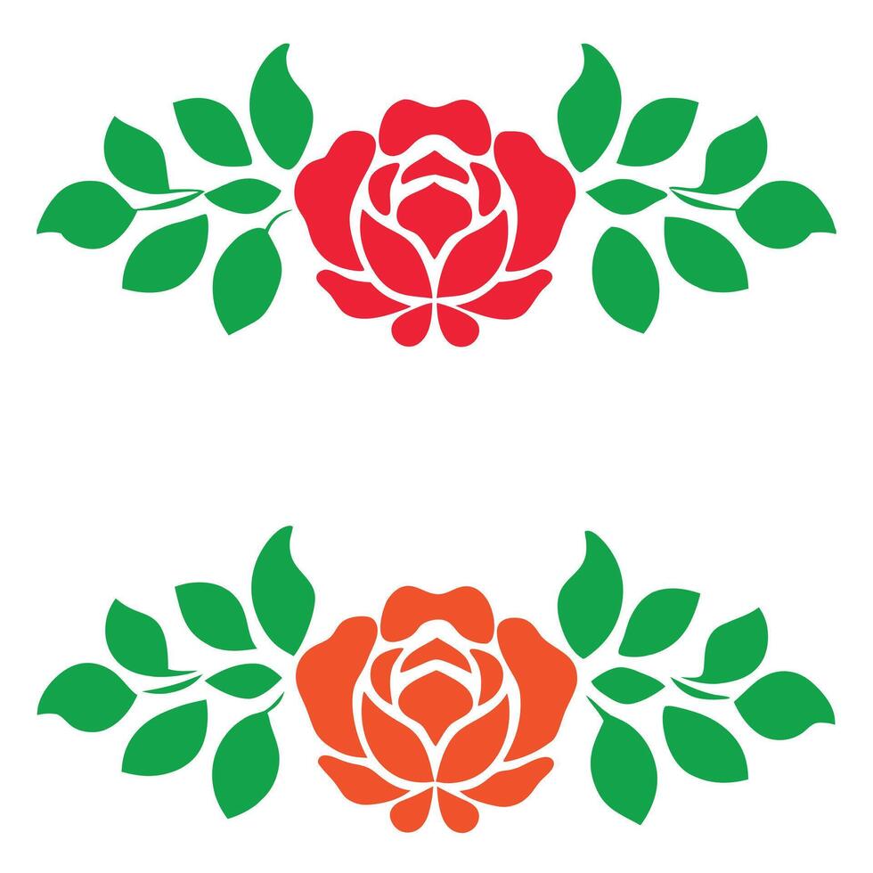 Floral coloring elegant rose beautiful flower outline. vector
