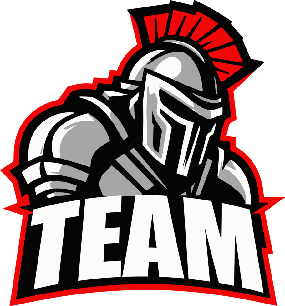 The team logo for a team called team spartan png