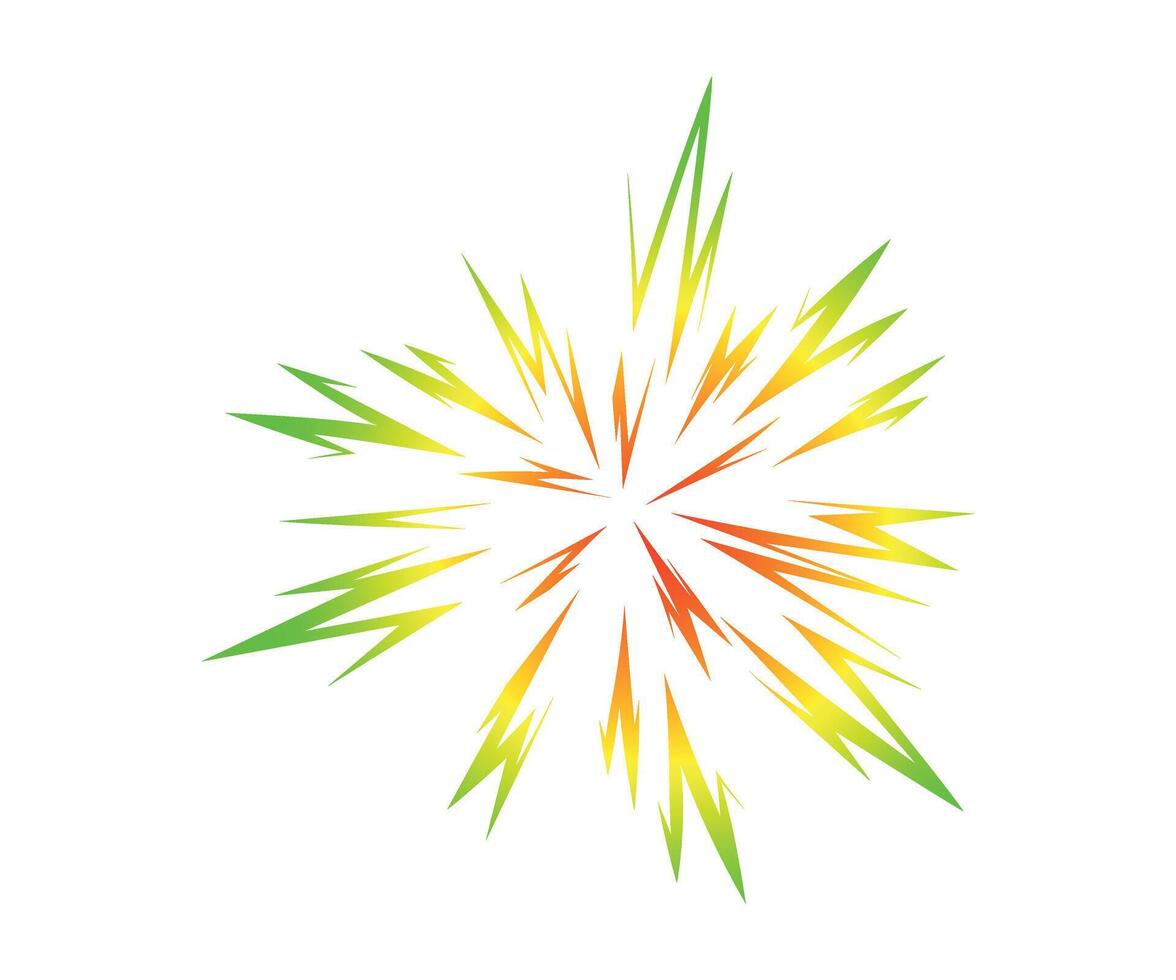 Colorful Starburst. Bomb gradient blast . Big explosion. Abstract comic book explosion flash Flash beam explosion flash glow. Anime. graphic illustration vector