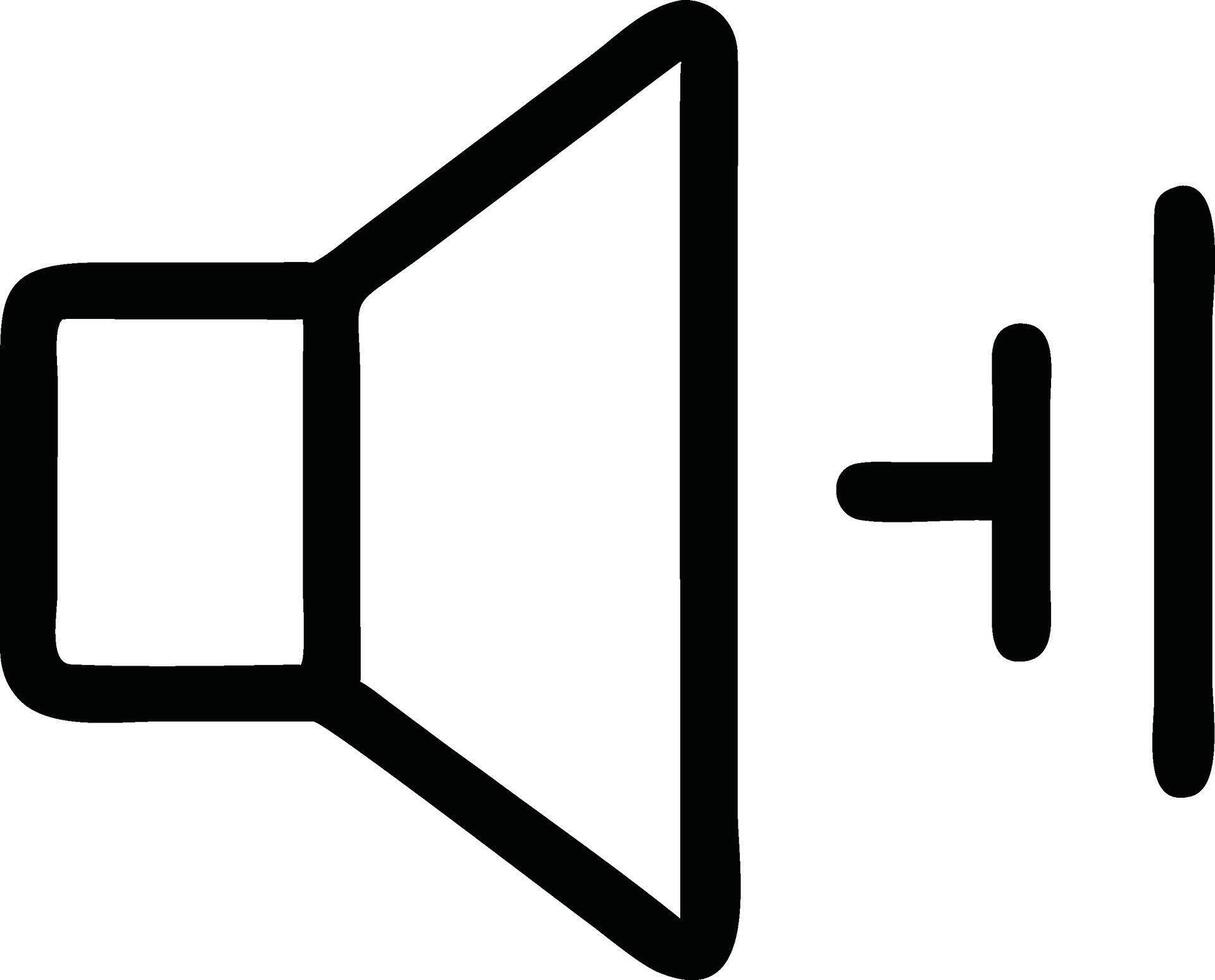 Volume down icon on white background vector