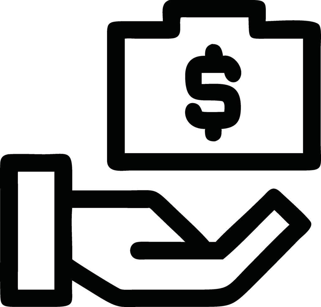 Save icon with doller sign vector