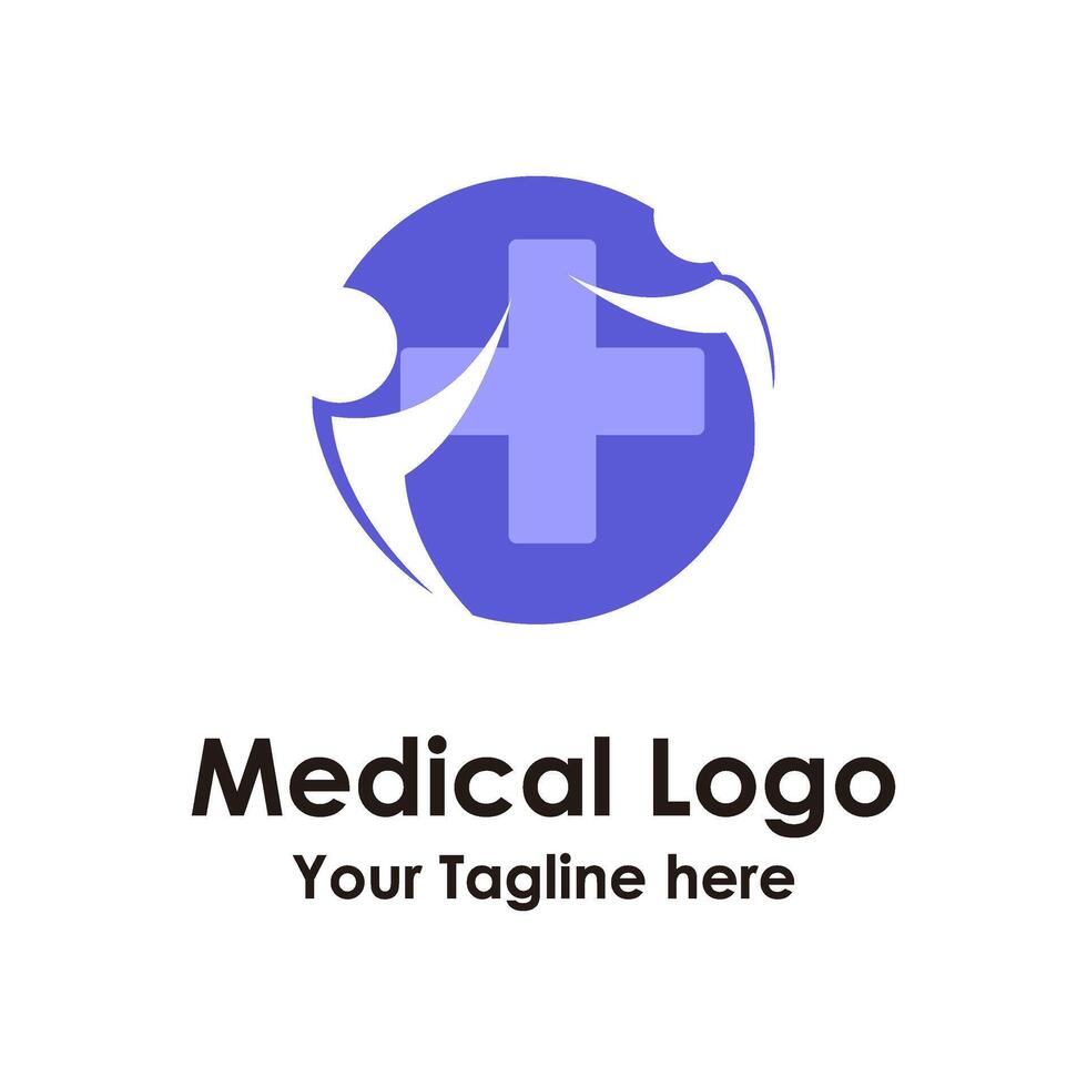 Medical logo design template symbol vector