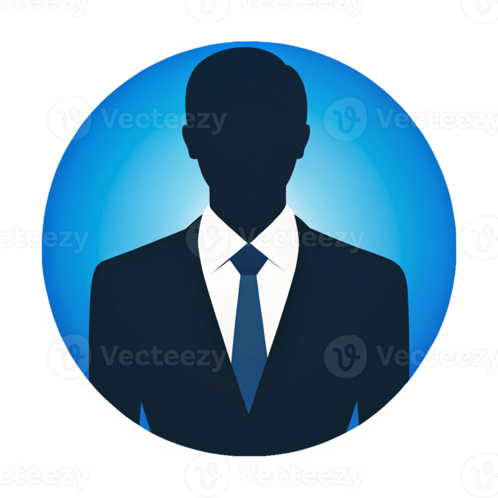 Minimalist Business Man Symbol for Branding png