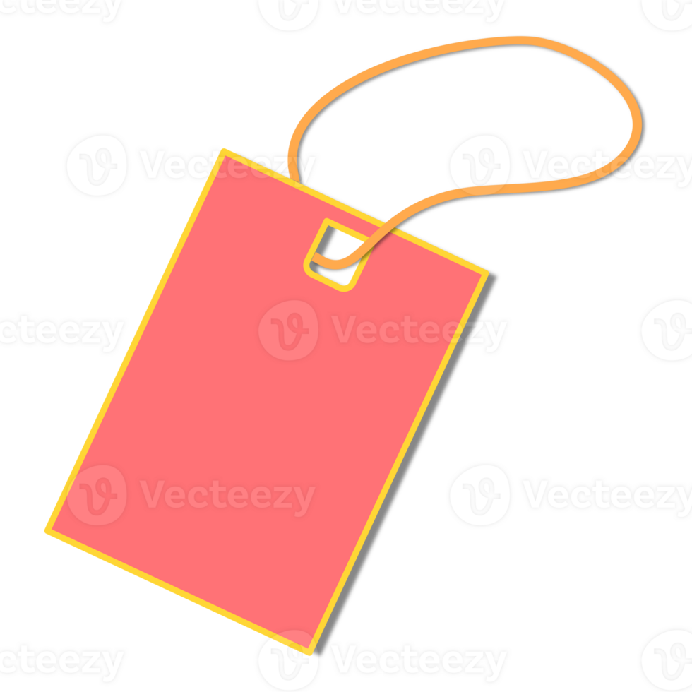 Pink price tag png