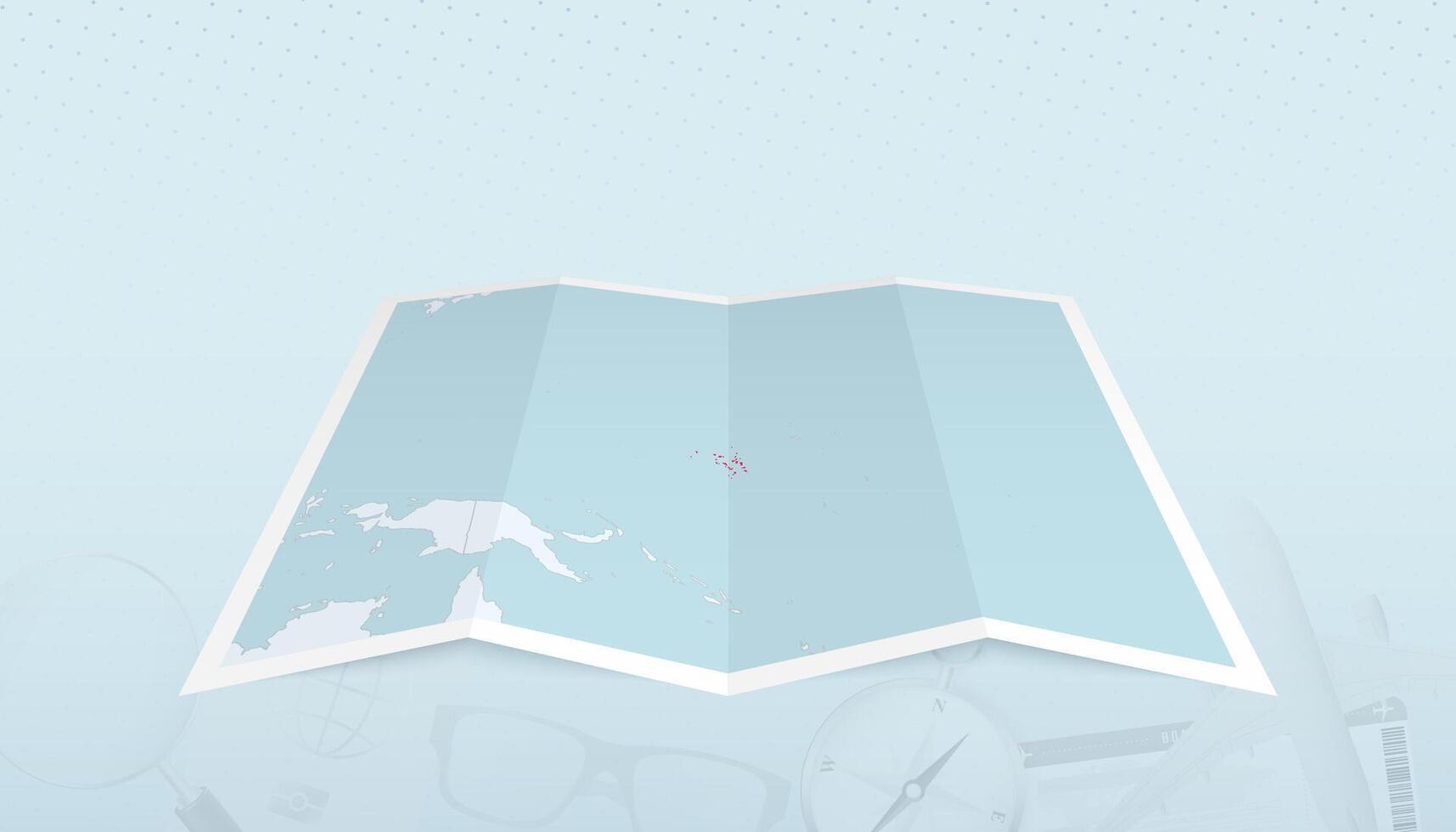 Map of Marshall Islands with the flag of Marshall Islands in the contour of the map on a trip abstract backdrop. vector