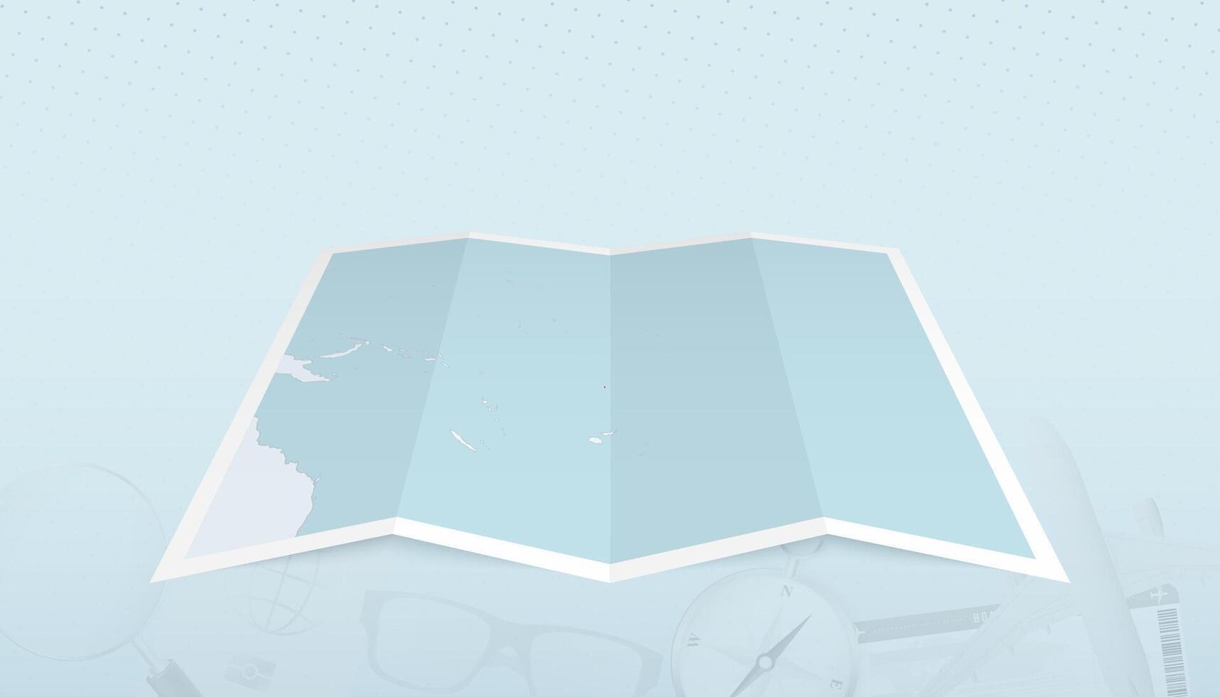 Map of Tuvalu with the flag of Tuvalu in the contour of the map on a trip abstract backdrop. vector