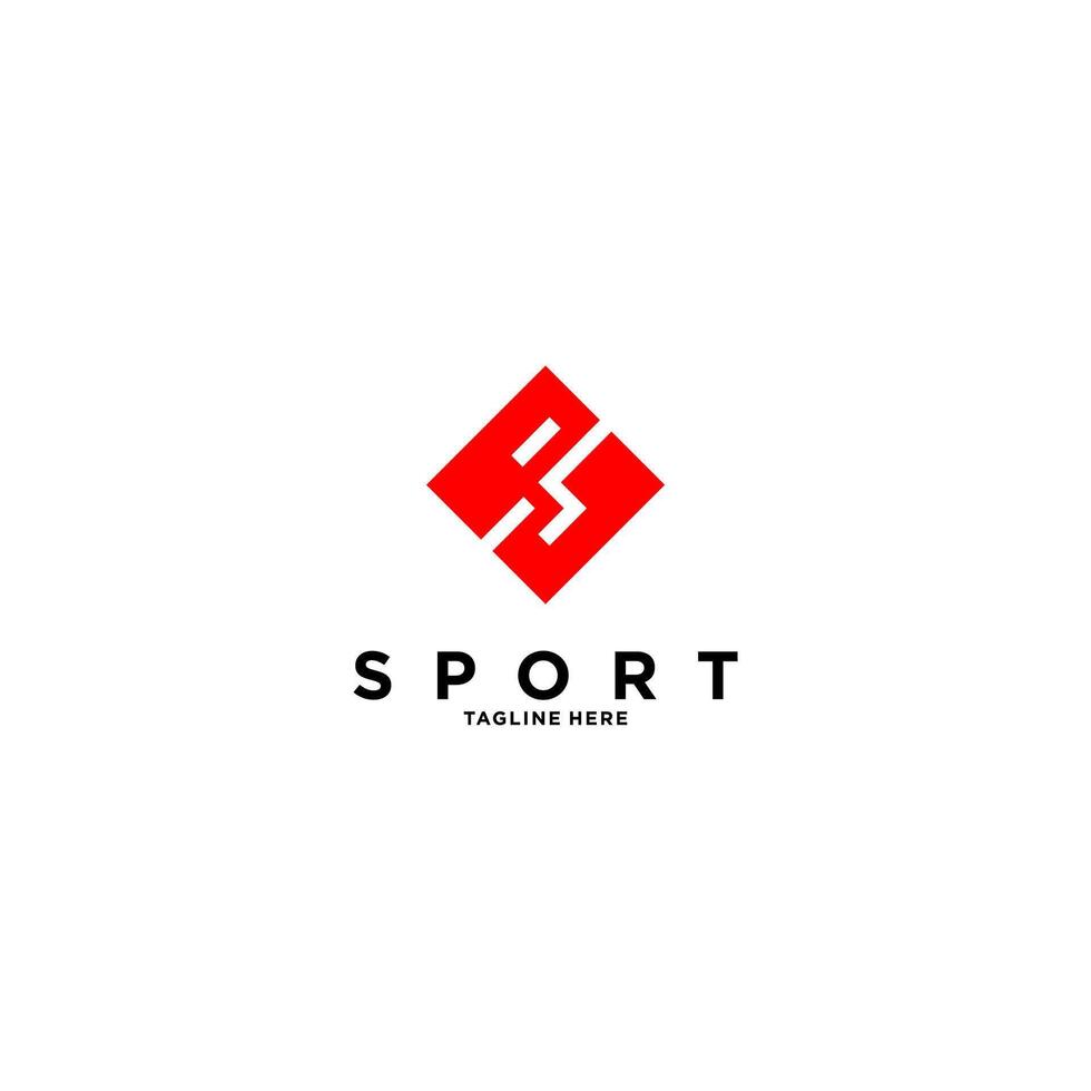 sport logo design template for bussines vector