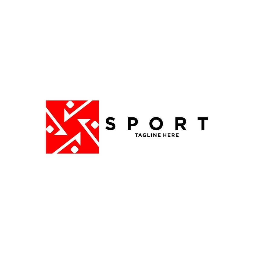 sport logo design vector