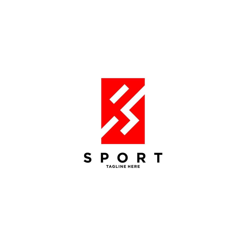 the logo for sport training vector