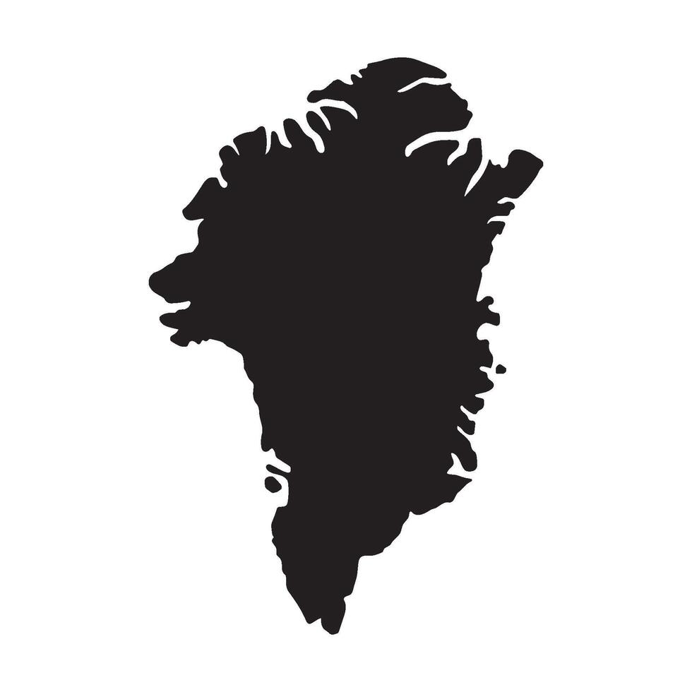 Greenland Map Icon Element vector