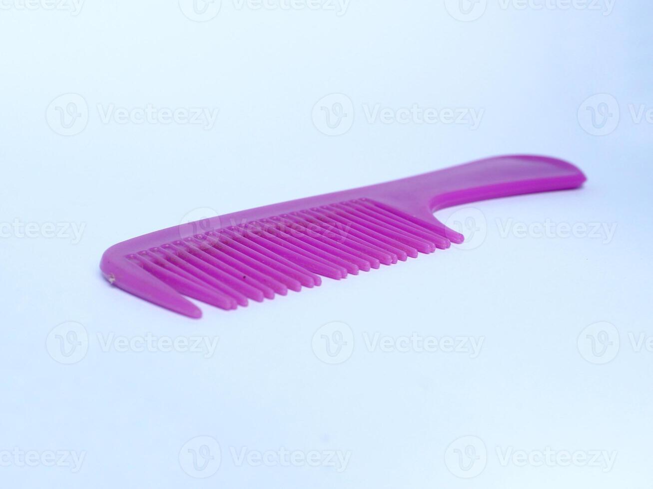 small purple hair comb photo