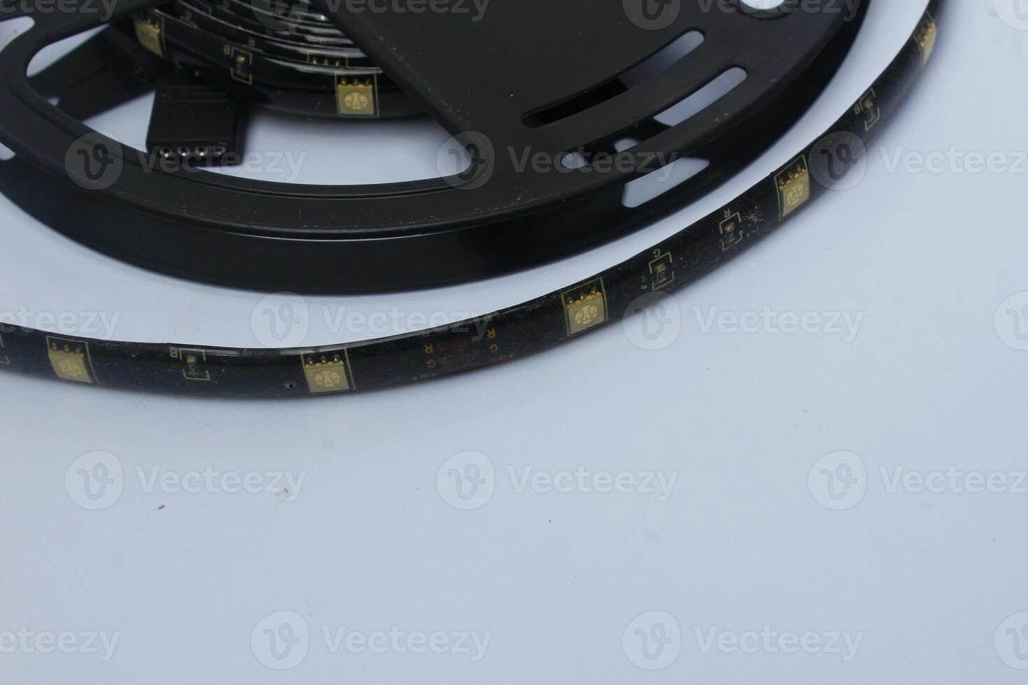 Black RGB light roll photo