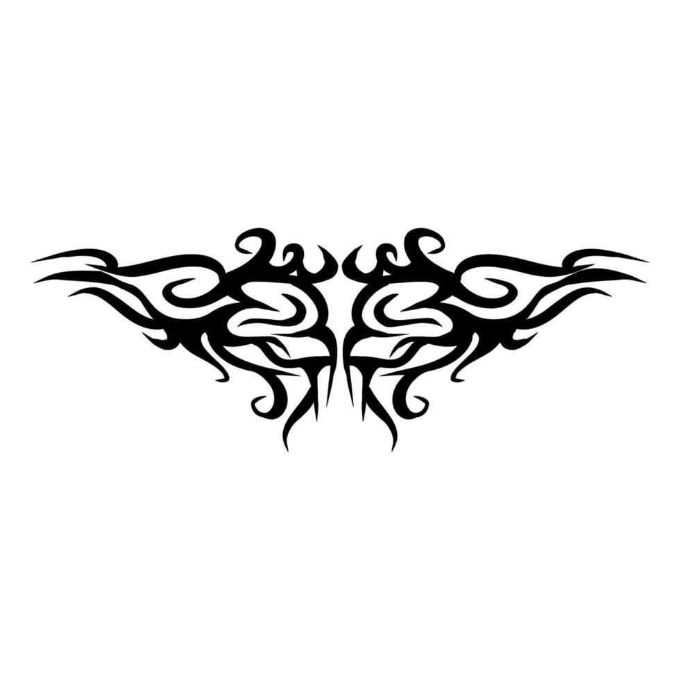 Cross tribal tattoo design with intricate details and symbolic meaning, representing faith, spirituality, and devotion vector