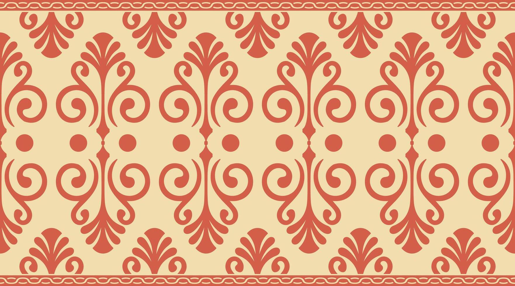 Greek Key Pattern Wallpaper template vector
