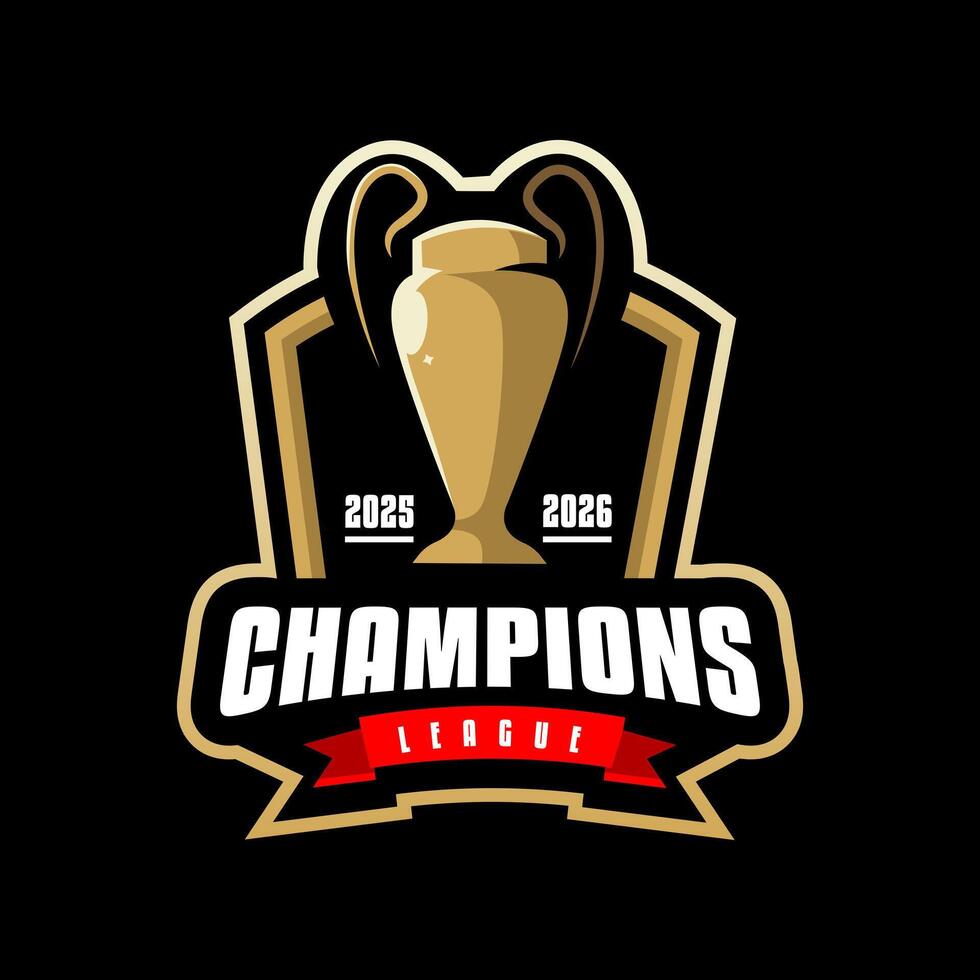 Trophy Champion League Logo vector