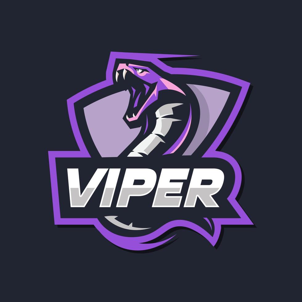 Viper mascot logo vector