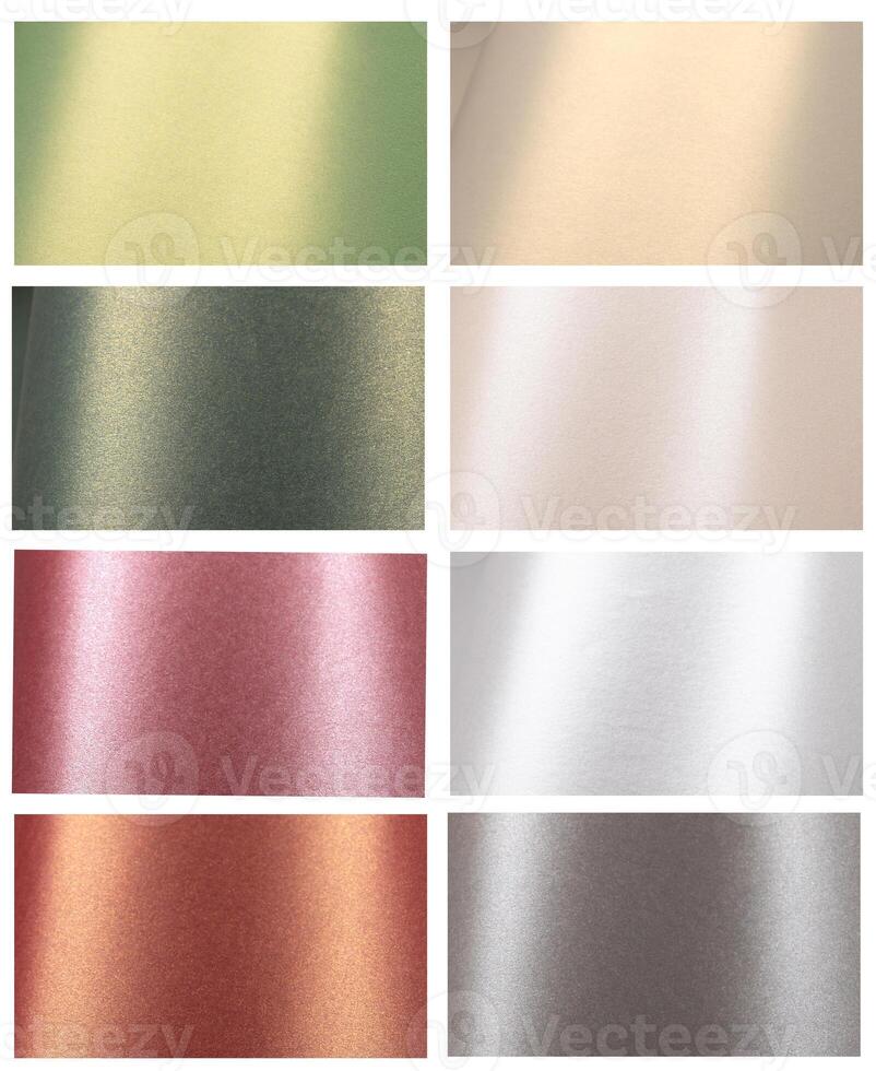 Metallic paper background with a glossy gradient and pearlescent shimmer. Smooth reflective surfaces photo