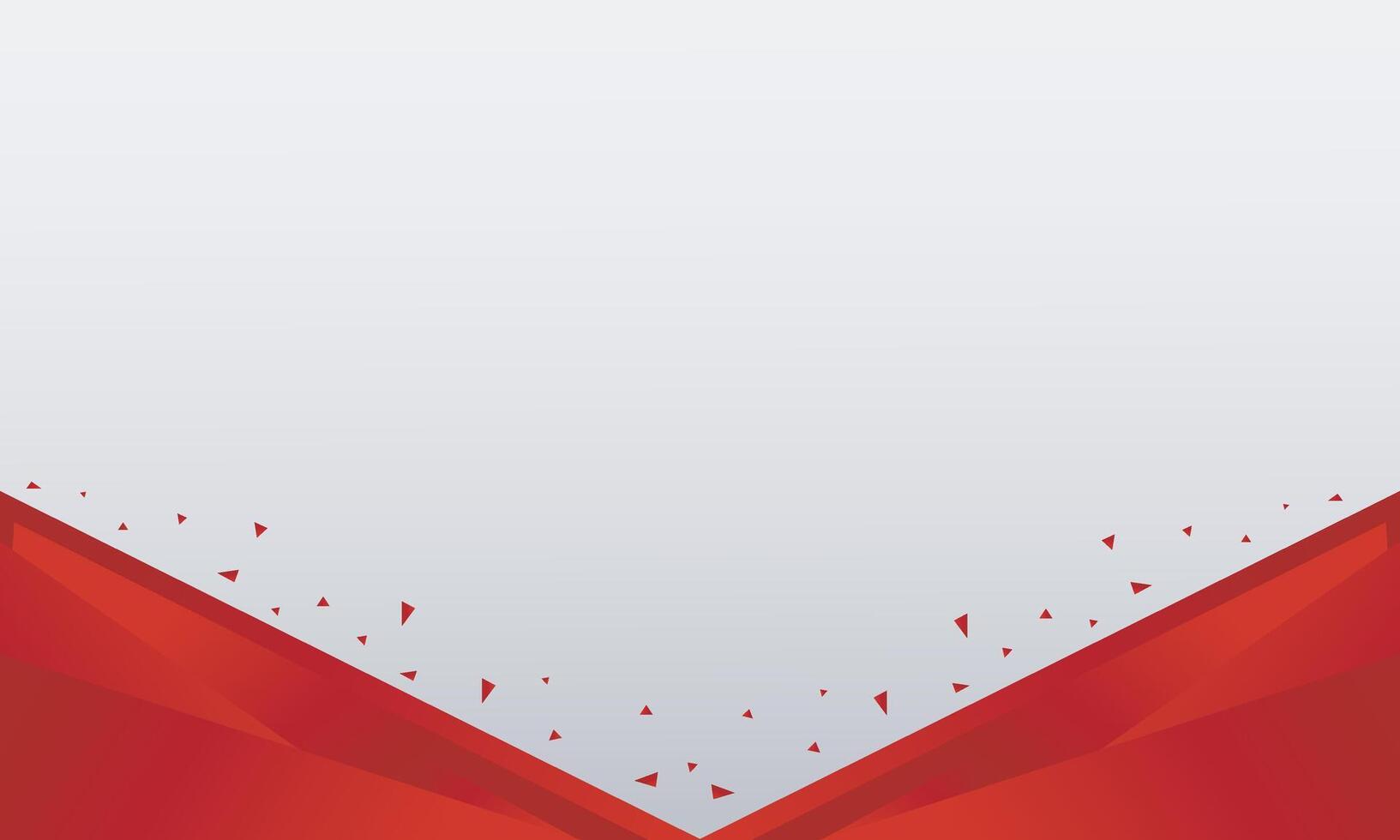 Trendy red abstract background isolated on white vector