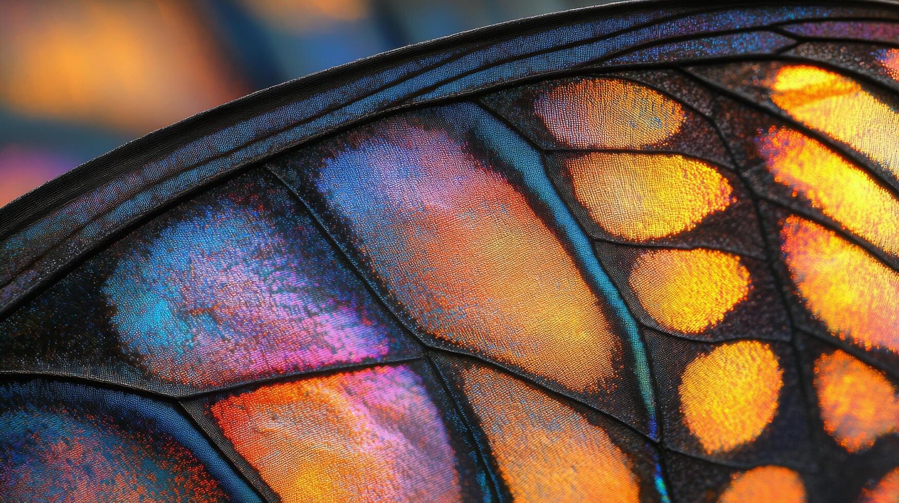 A close up of a butterfly wing photo