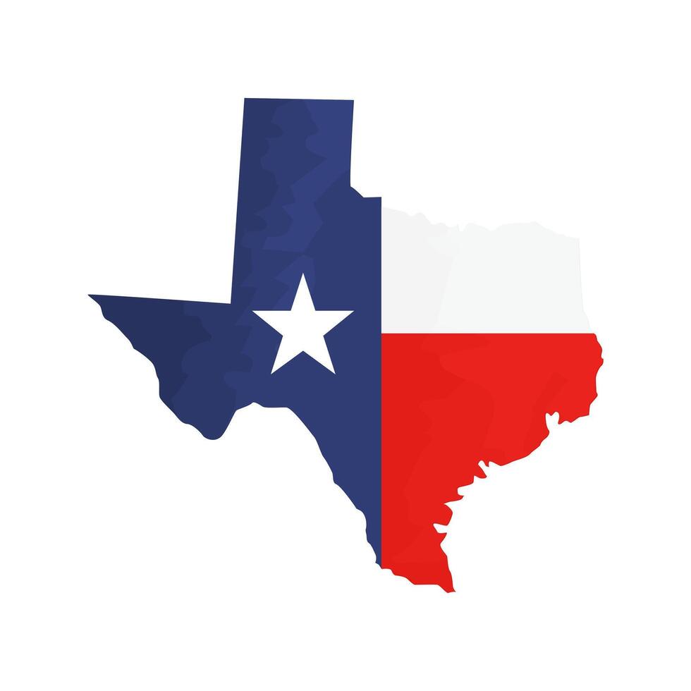 Texas state map with natural texture. Texas Independence Day. American states. capital city of Austin vector